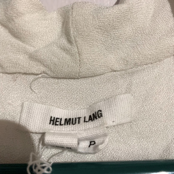 Helmet Lang Morse Drape Shirt Size S - Picture 6 of 7